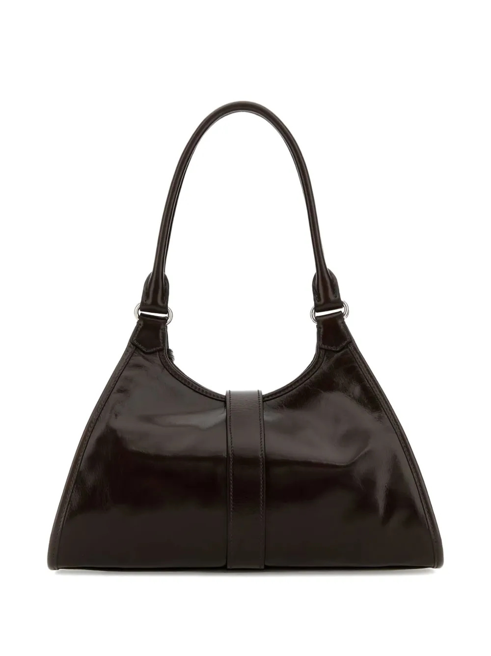 Prada Lakleren schoudertas Zwart