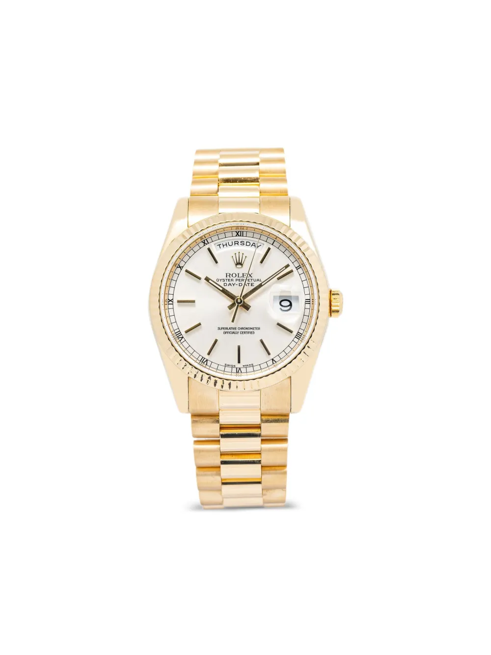 Rolex reloj Date de 36mm de archivo | blanco | Image 1