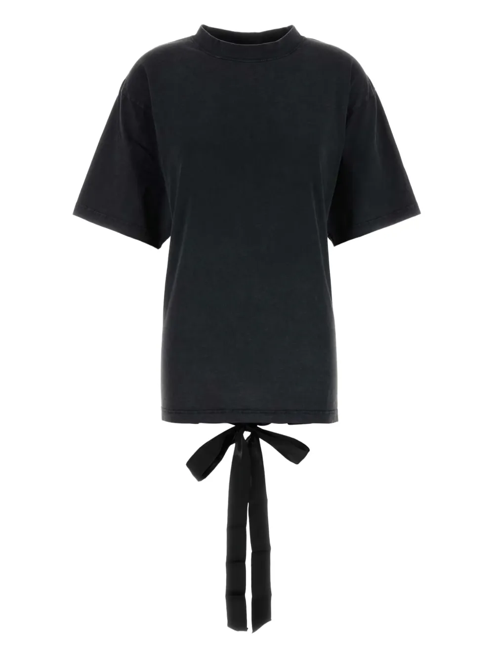 Balenciaga T-shirt met veterdetail Zwart