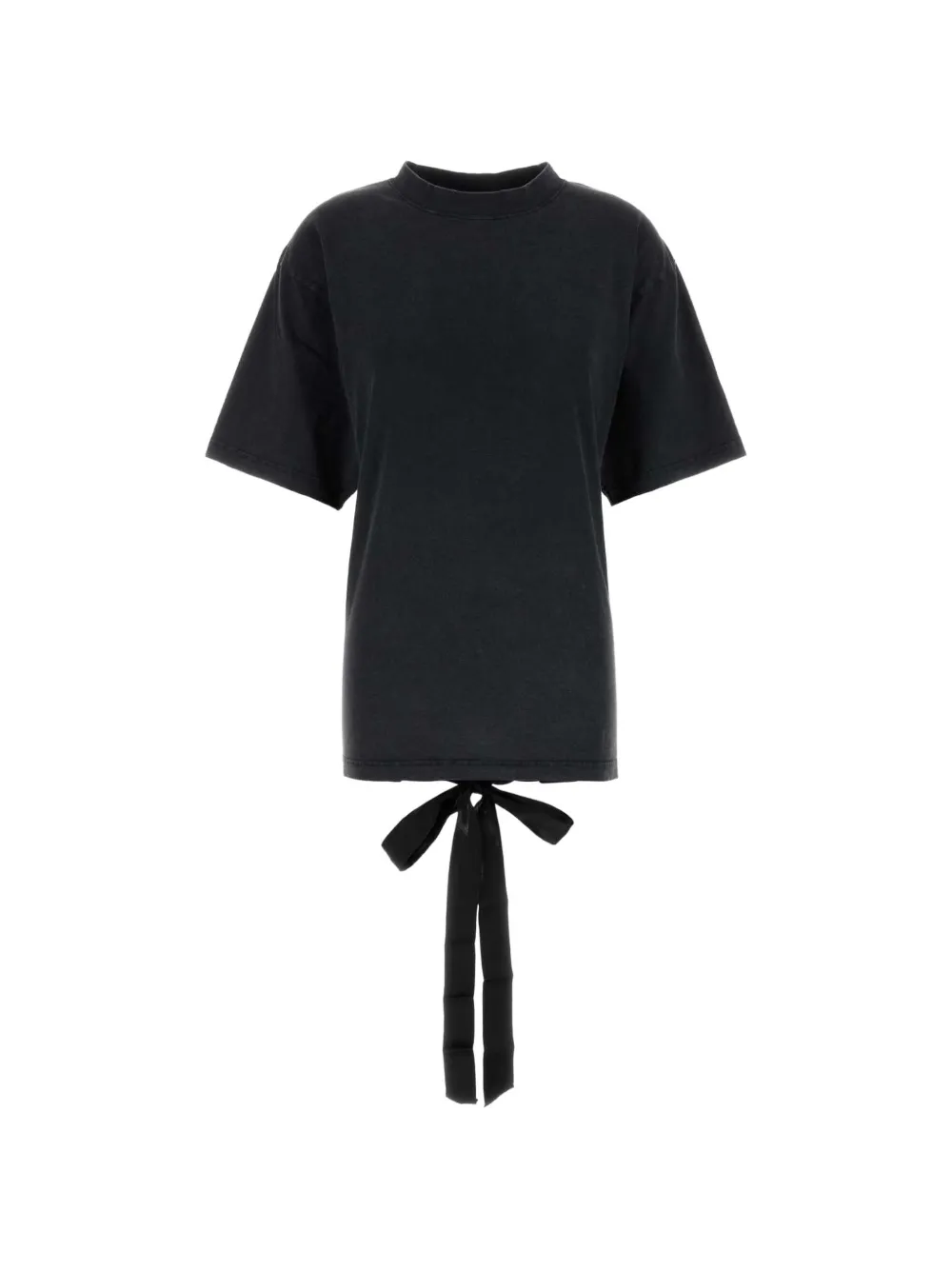 Balenciaga lace-up back T-shirt - Nero