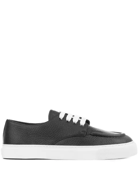 Prada leather lace-up sneakers