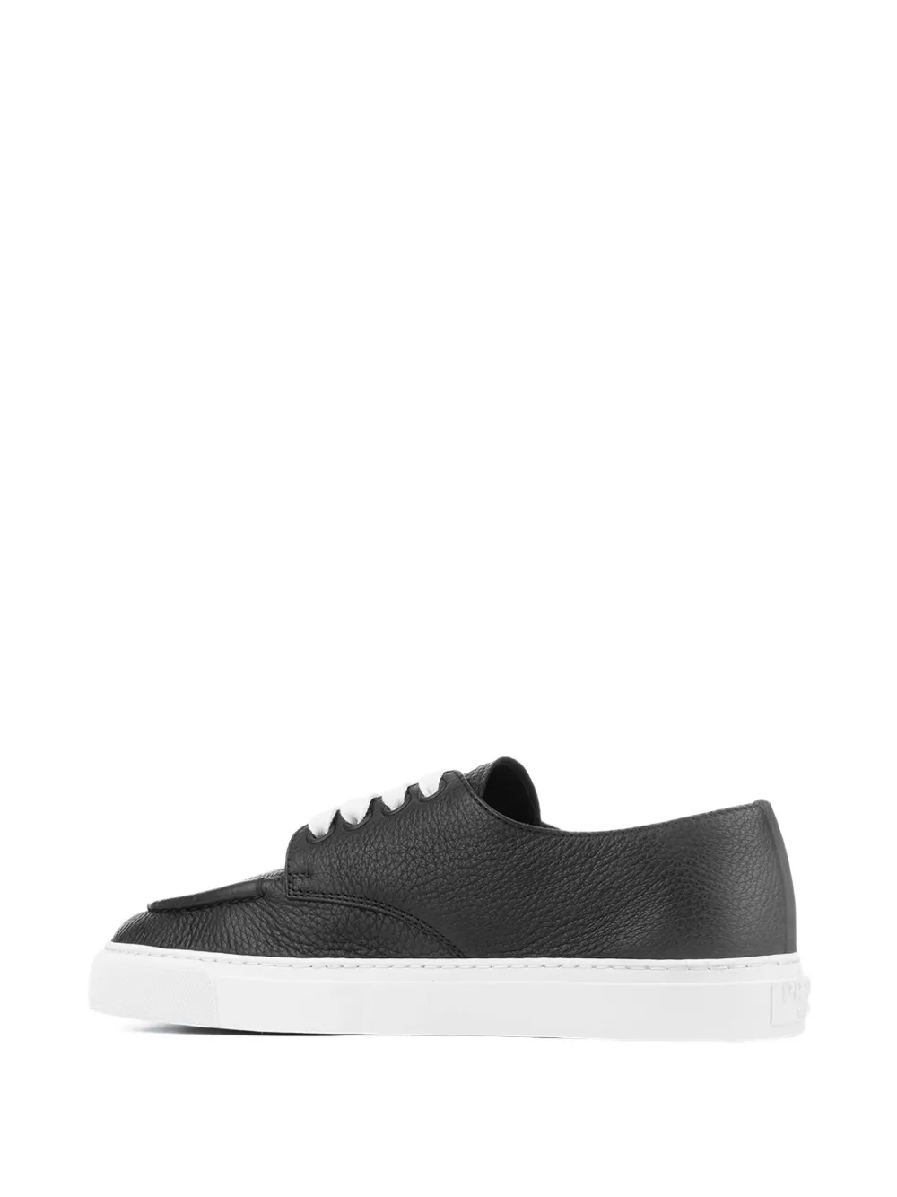 Prada Leren sneakers Zwart