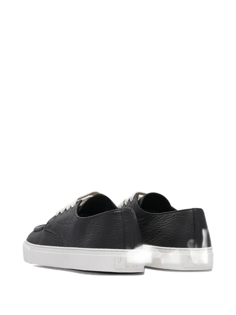 Prada Leren sneakers Zwart