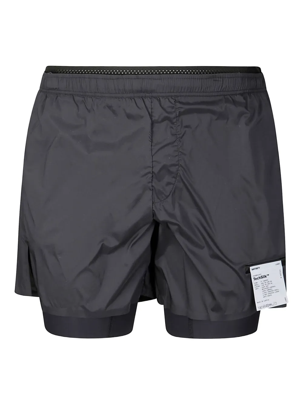 Satisfy TechSilk 5 track shorts | Black | Image 1