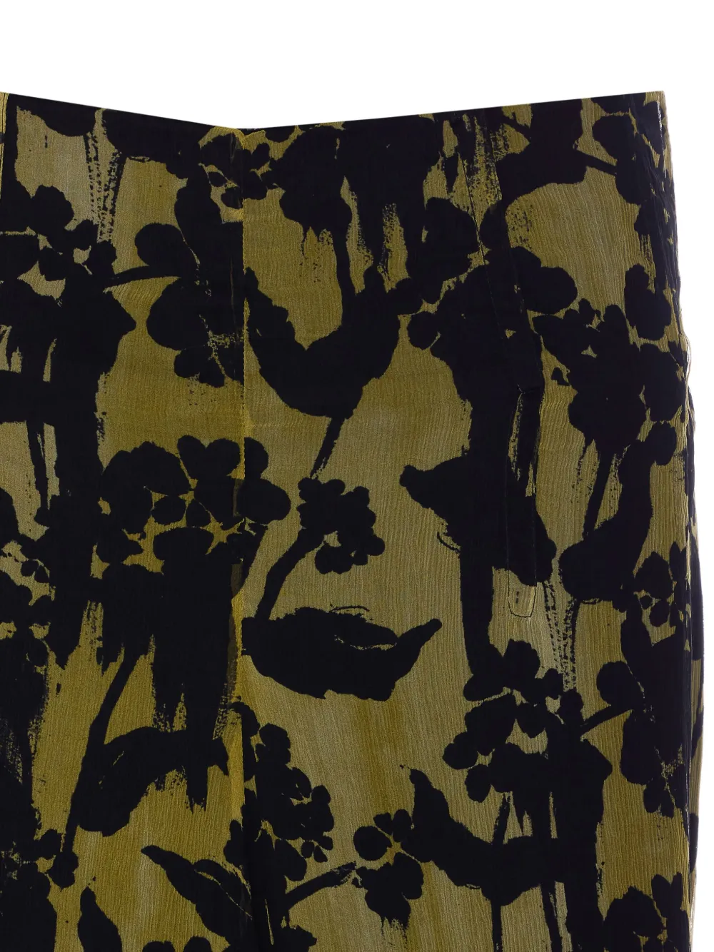 Shop Victoria Beckham Silk Midi Skirt In Green