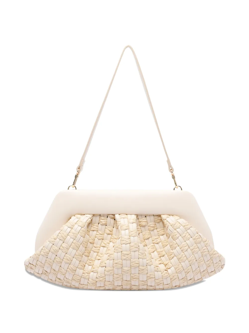 Themoirè Emera clutch Beige