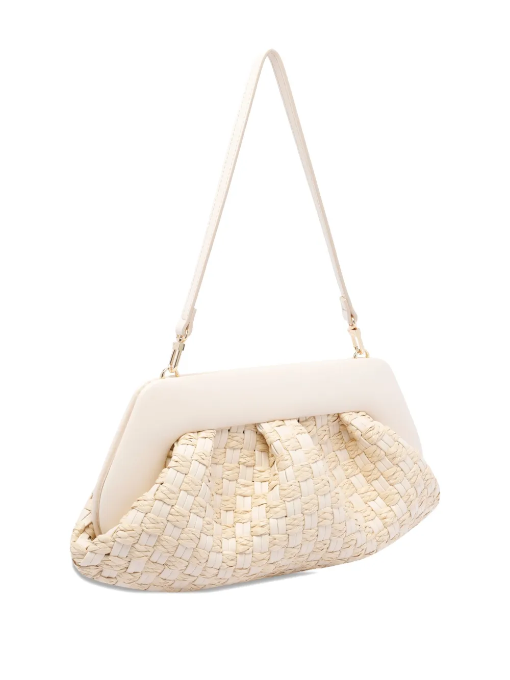 Themoirè Emera clutch Beige