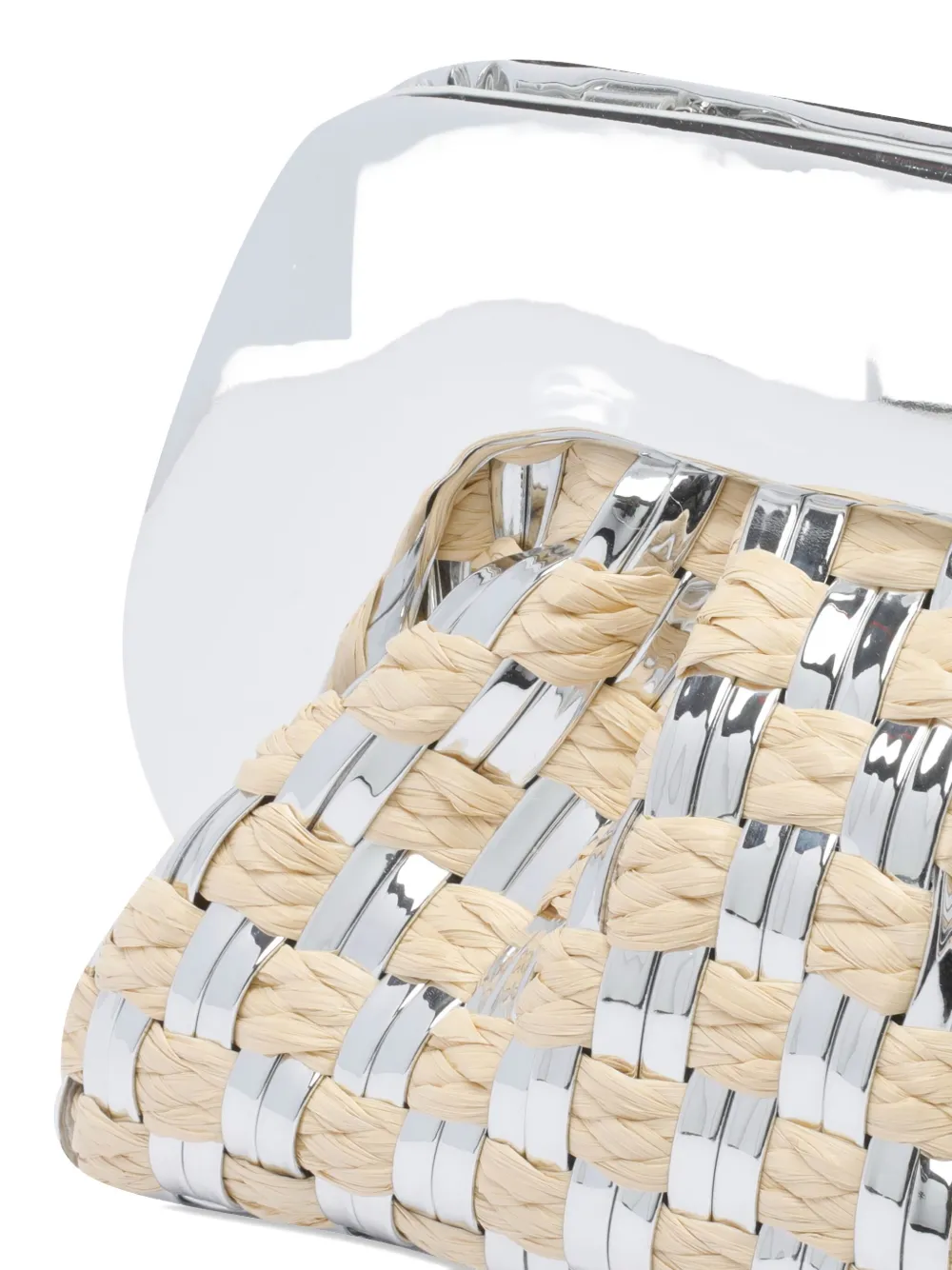 Themoirè Gea clutch Zilver