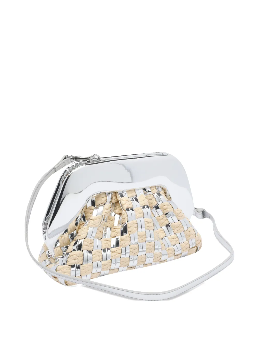 Themoirè Gea clutch Zilver