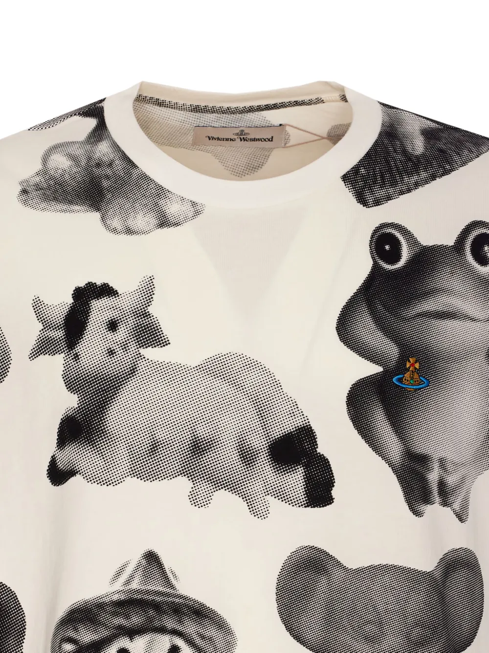 Vivienne Westwood T-shirt met print Wit