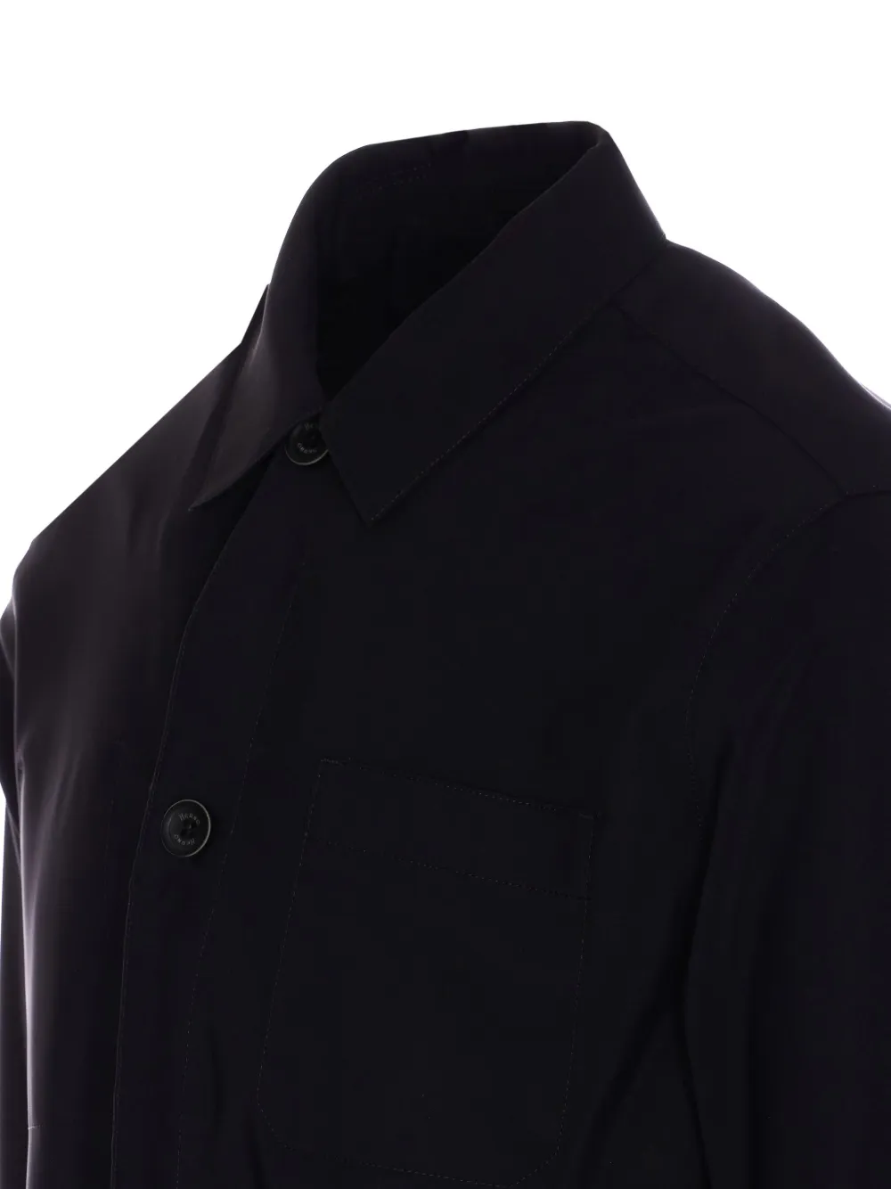Herno Button-down jack Zwart