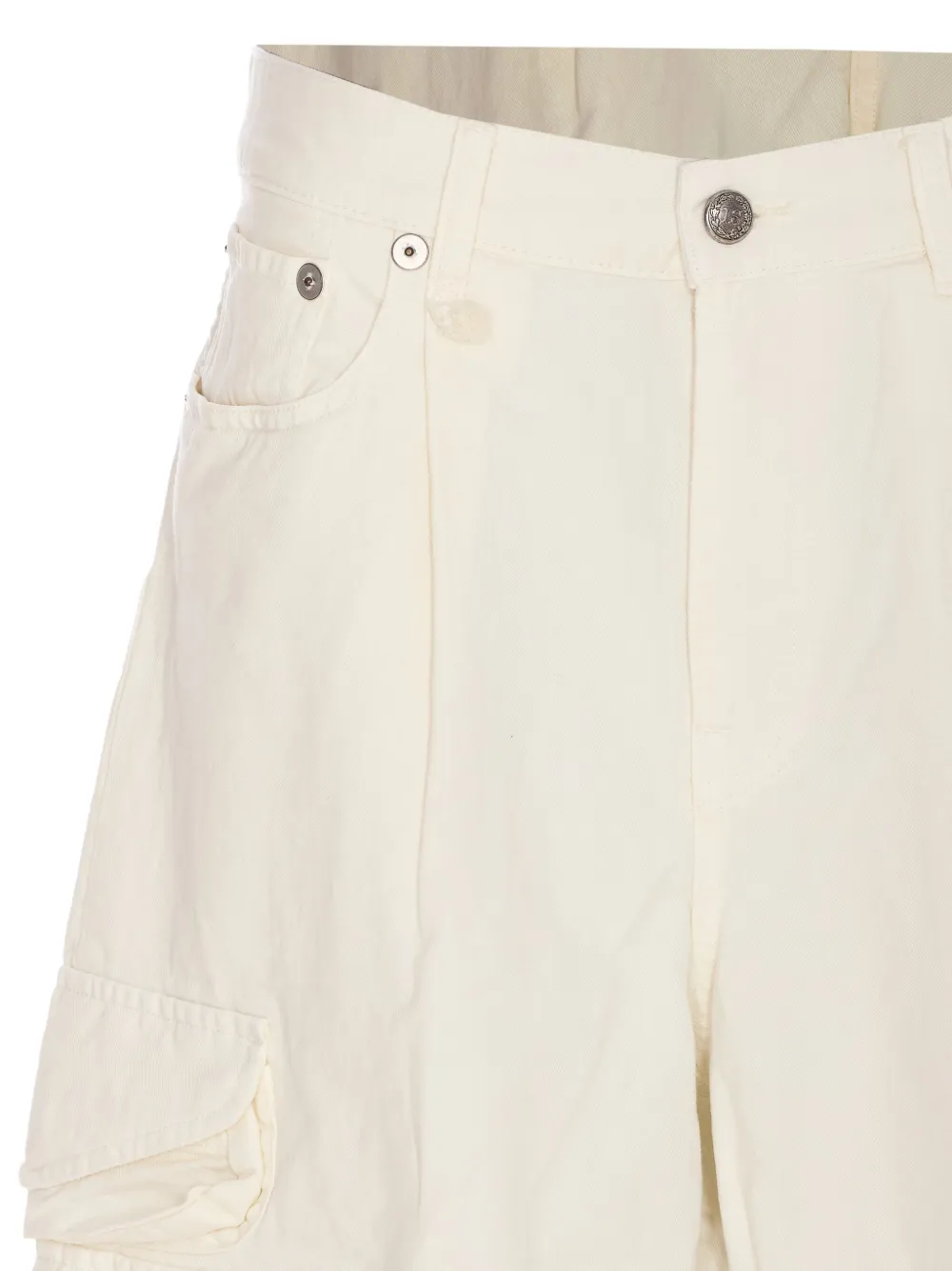 R13 Katoenen shorts Wit