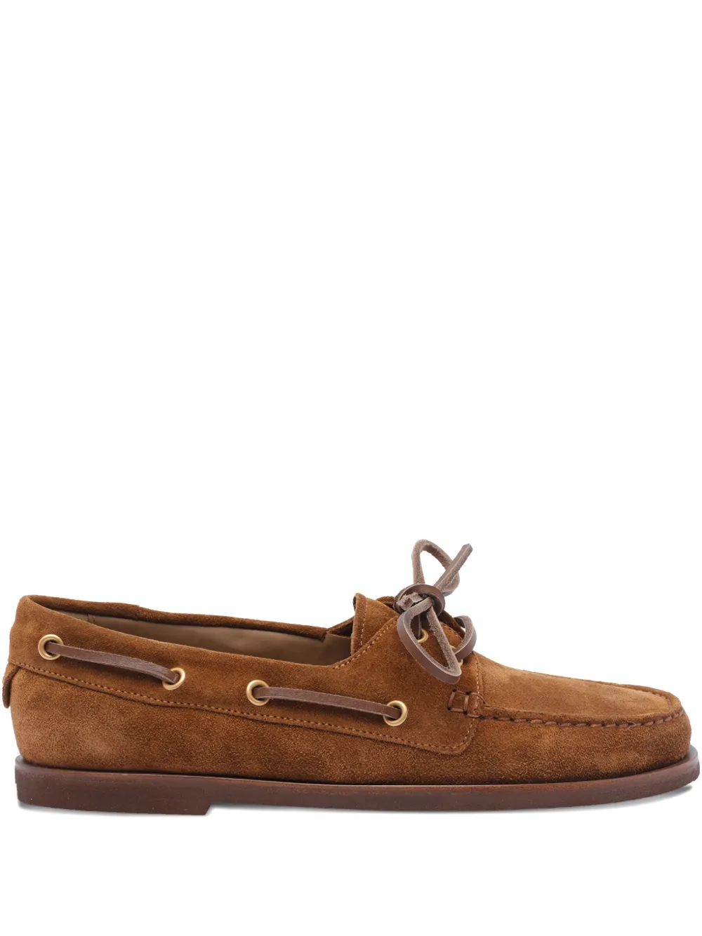 Gianvito Rossi Suède loafers Bruin