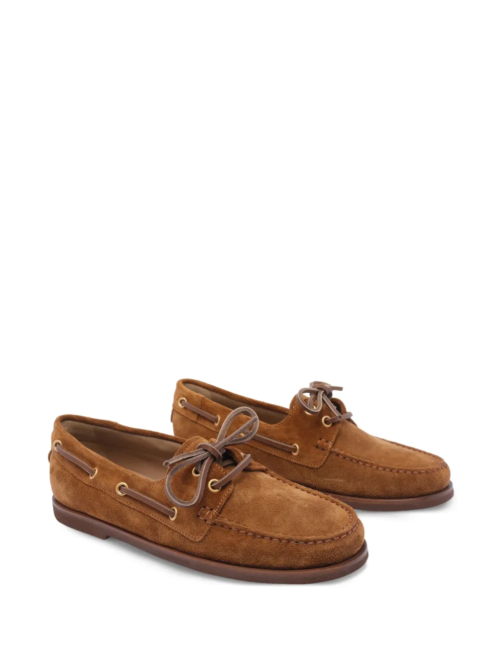 Gianvito Rossi Suède loafers - Bruin