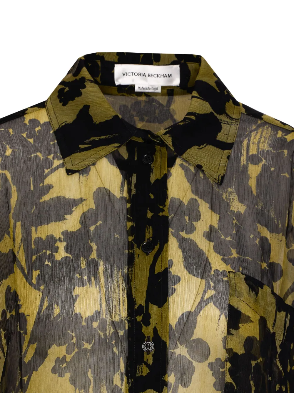 Victoria Beckham Zijden blouse Groen