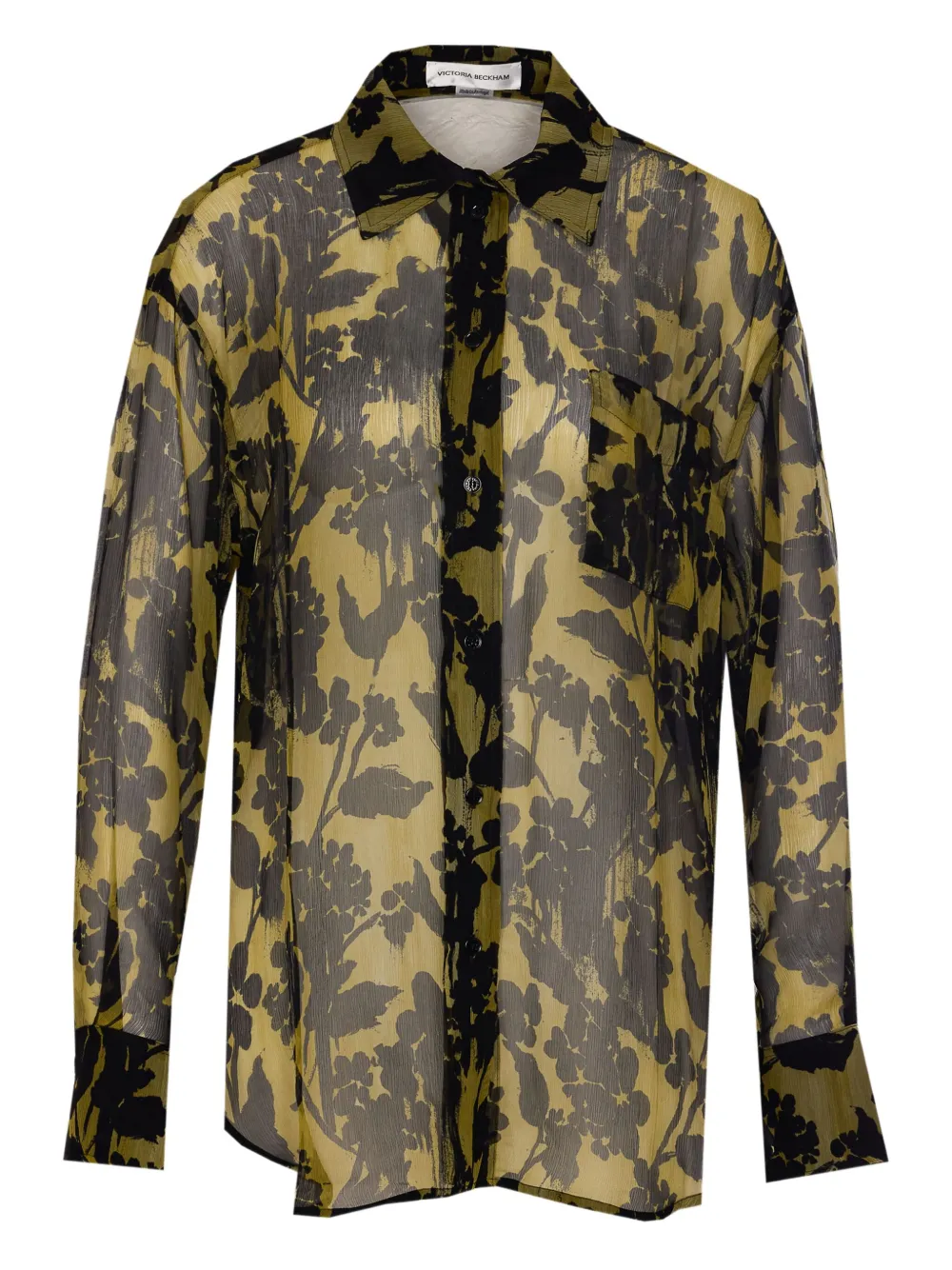 Victoria Beckham silk shirt | Green | Image 1