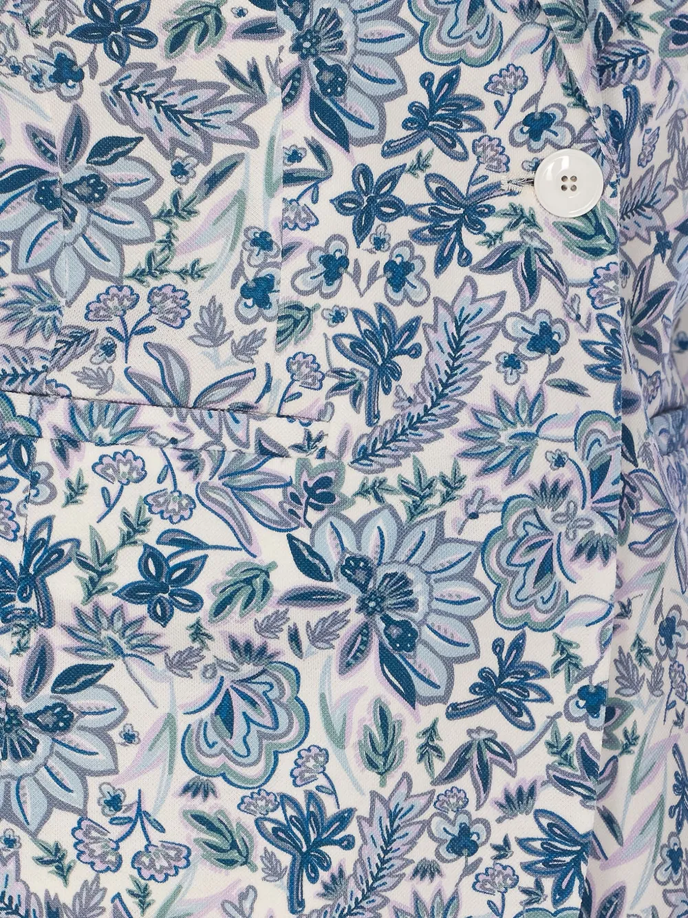 Circolo 1901 Blazer met bloemenprint Blauw