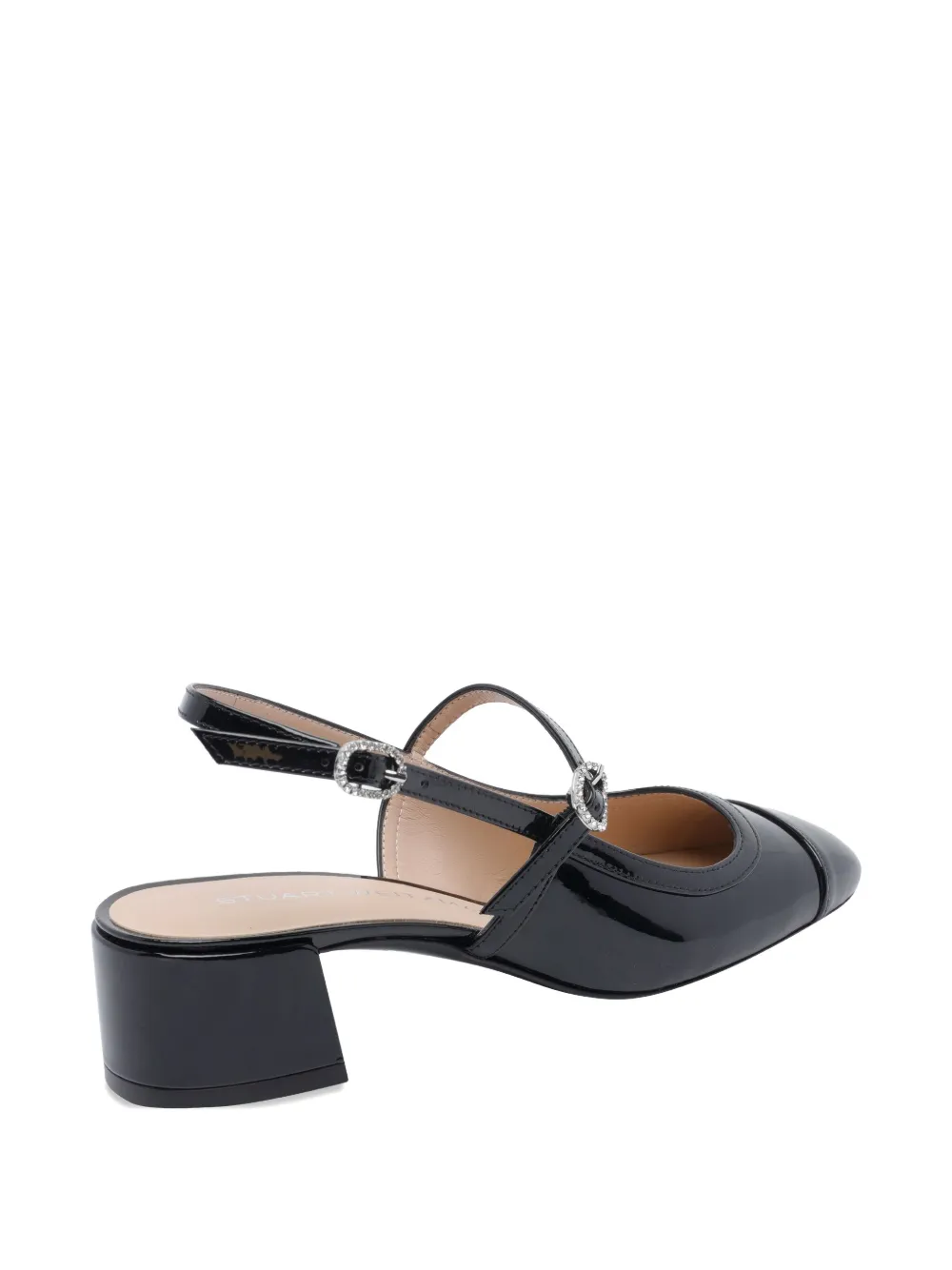 Stuart Weitzman Mid Heel Pumps Block In Black