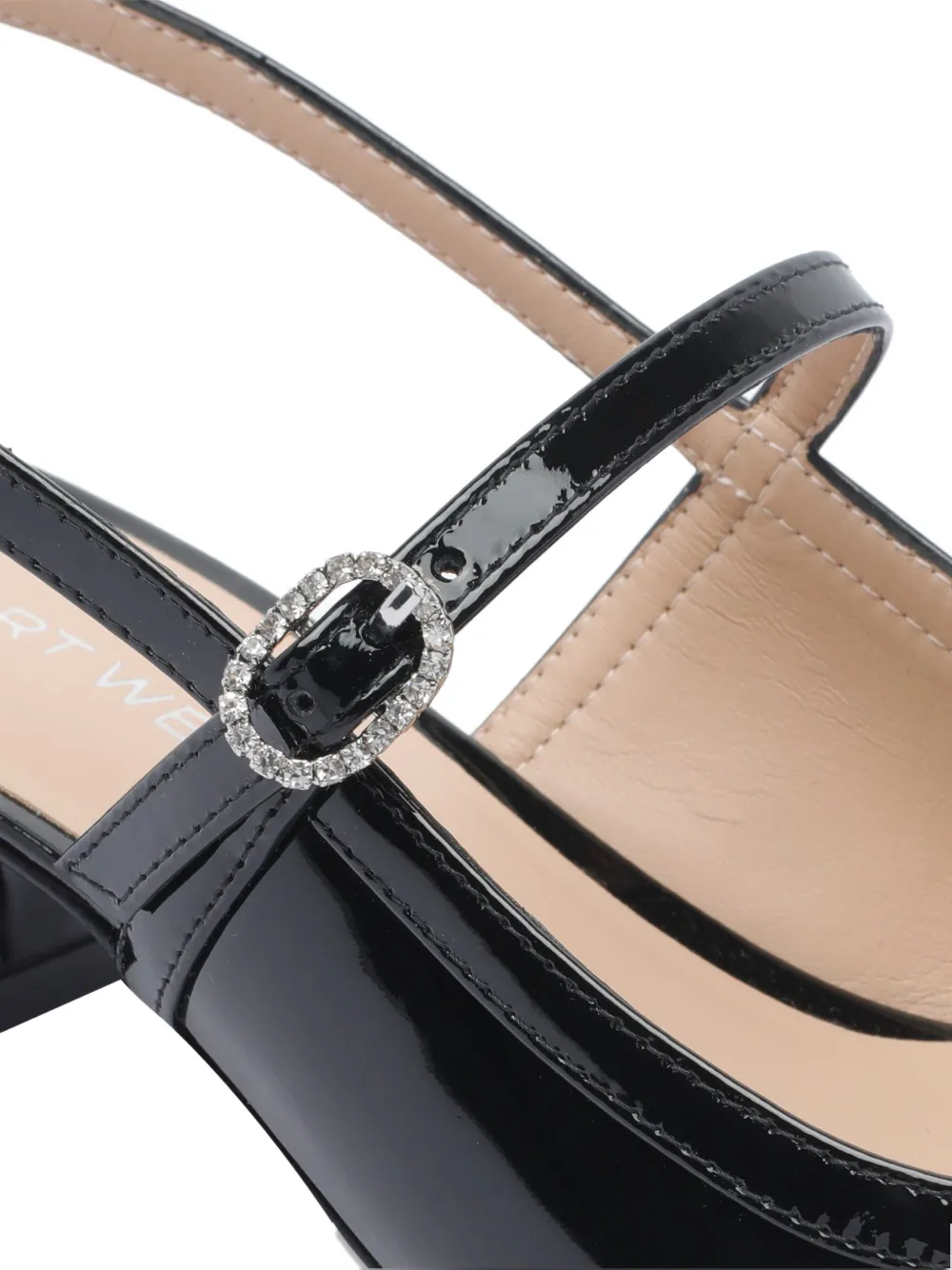 Stuart Weitzman Mid Heel Pumps Block In Black
