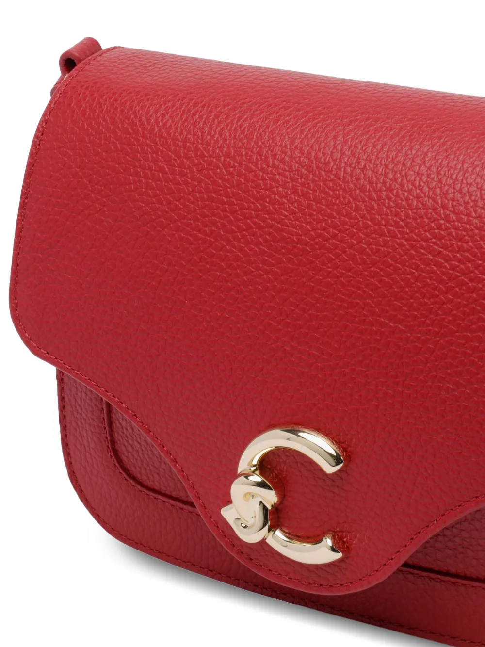 Shop Coccinelle Leather Shoulder Bag In Red