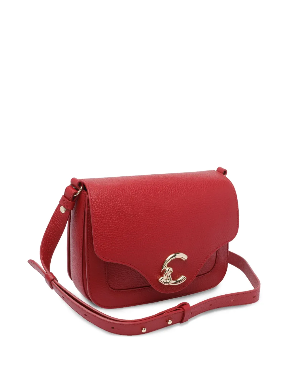 Shop Coccinelle Leather Shoulder Bag In Red