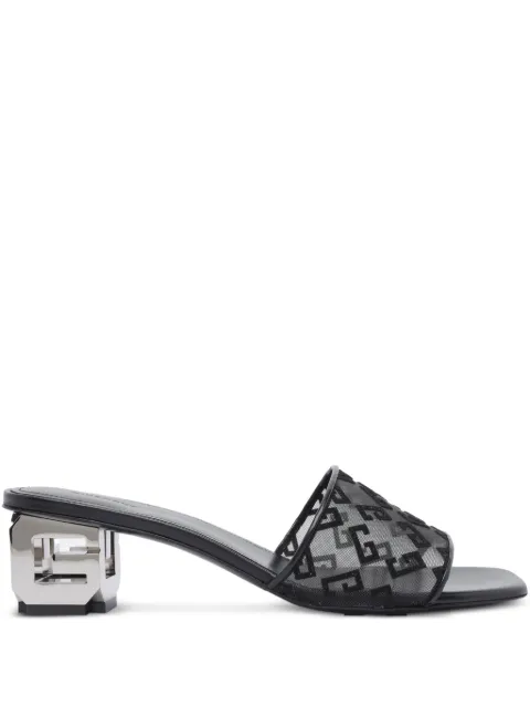 Givenchy mules 4G net G-cube con tacón de 45mm