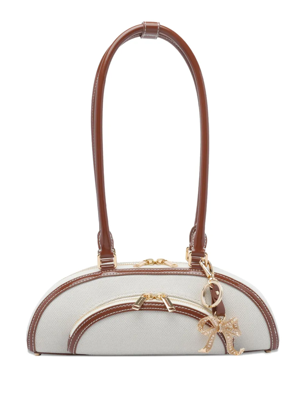 Self-Portrait Borsa a spalla in tela - Bianco