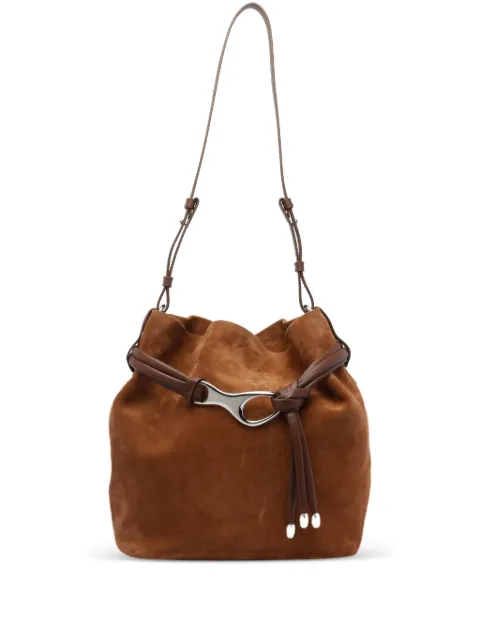 Orciani leather bucket bag