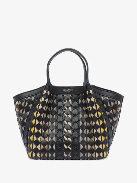 Serapian mini Mosaico Secret tote bag