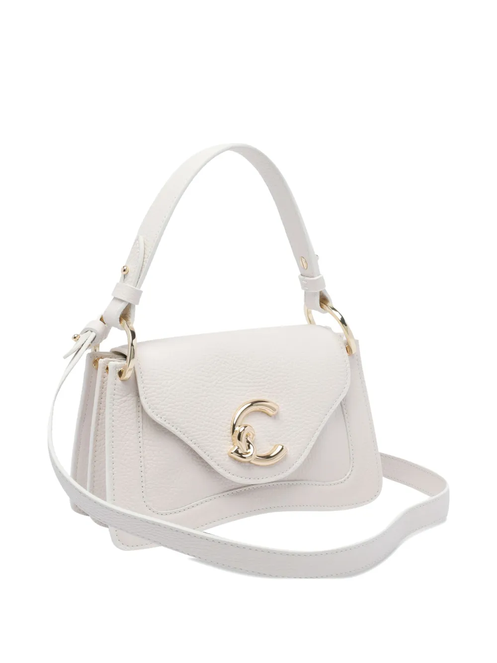 Coccinelle Leren schoudertas Wit