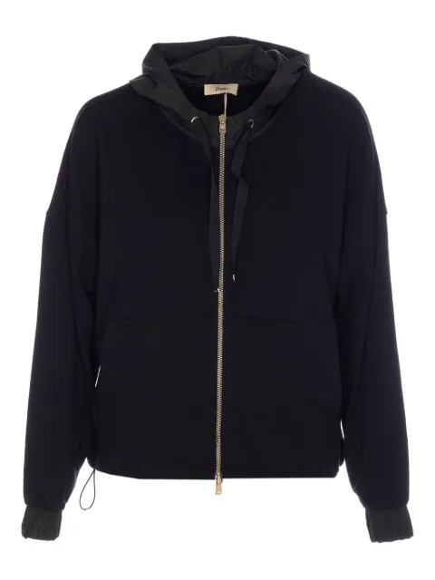 Herno panelled hoodie