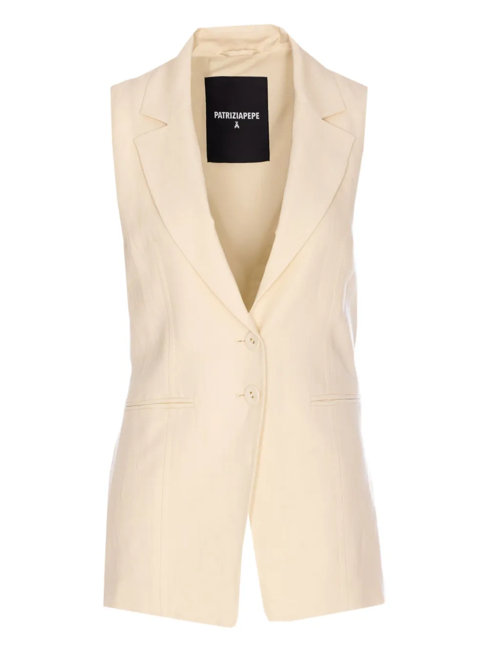 PATRIZIA PEPE CUT-OUT WAISTCOAT