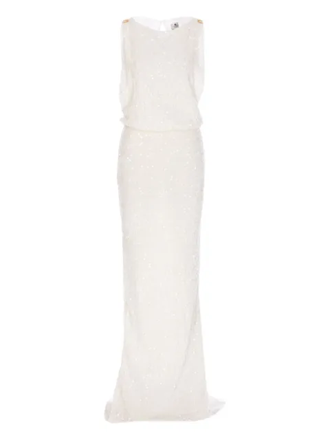 Elisabetta Franchi robe à ornements en sequins