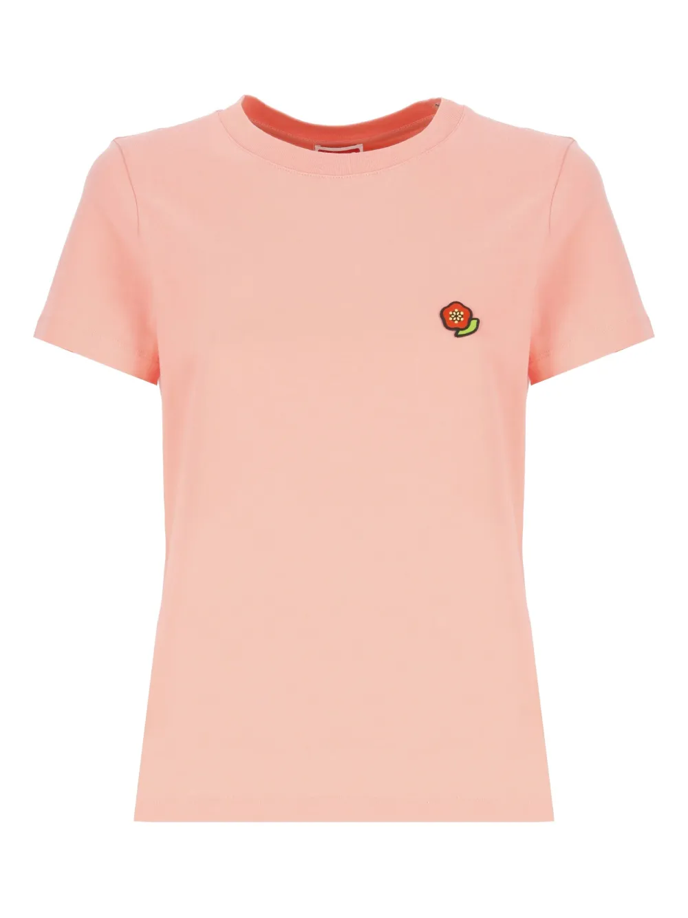 Kenzo T-shirt met geborduurd logo Roze