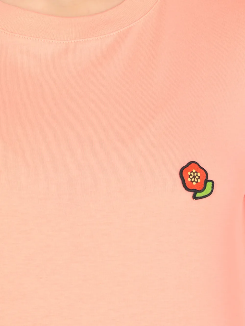 Kenzo T-shirt met geborduurd logo Roze