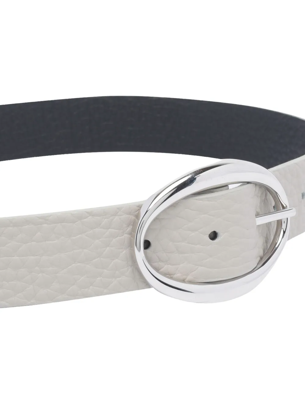 Orciani Leren riem Wit