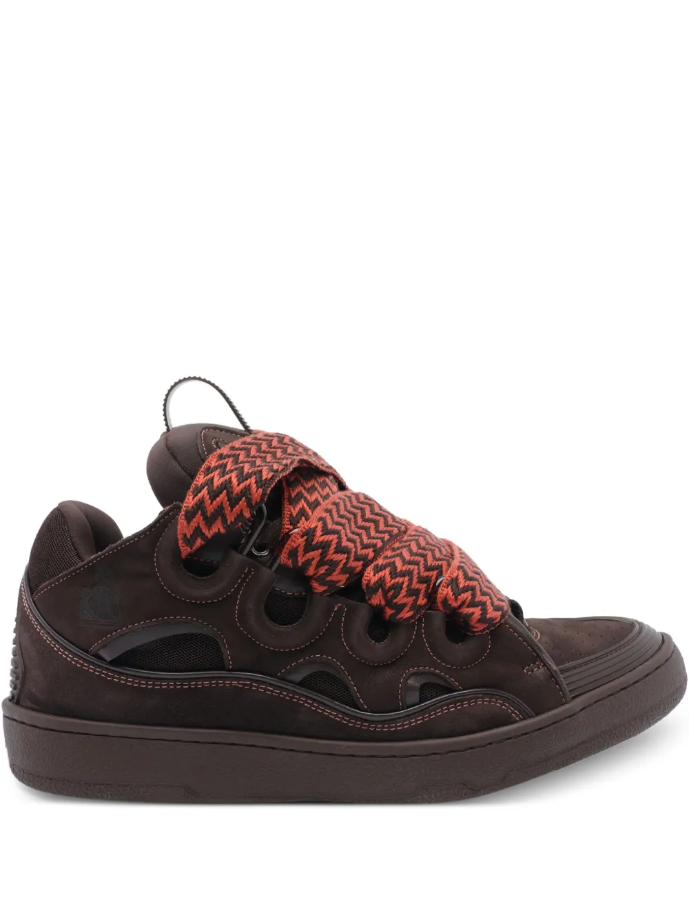 Lanvin leather sneakers Brown