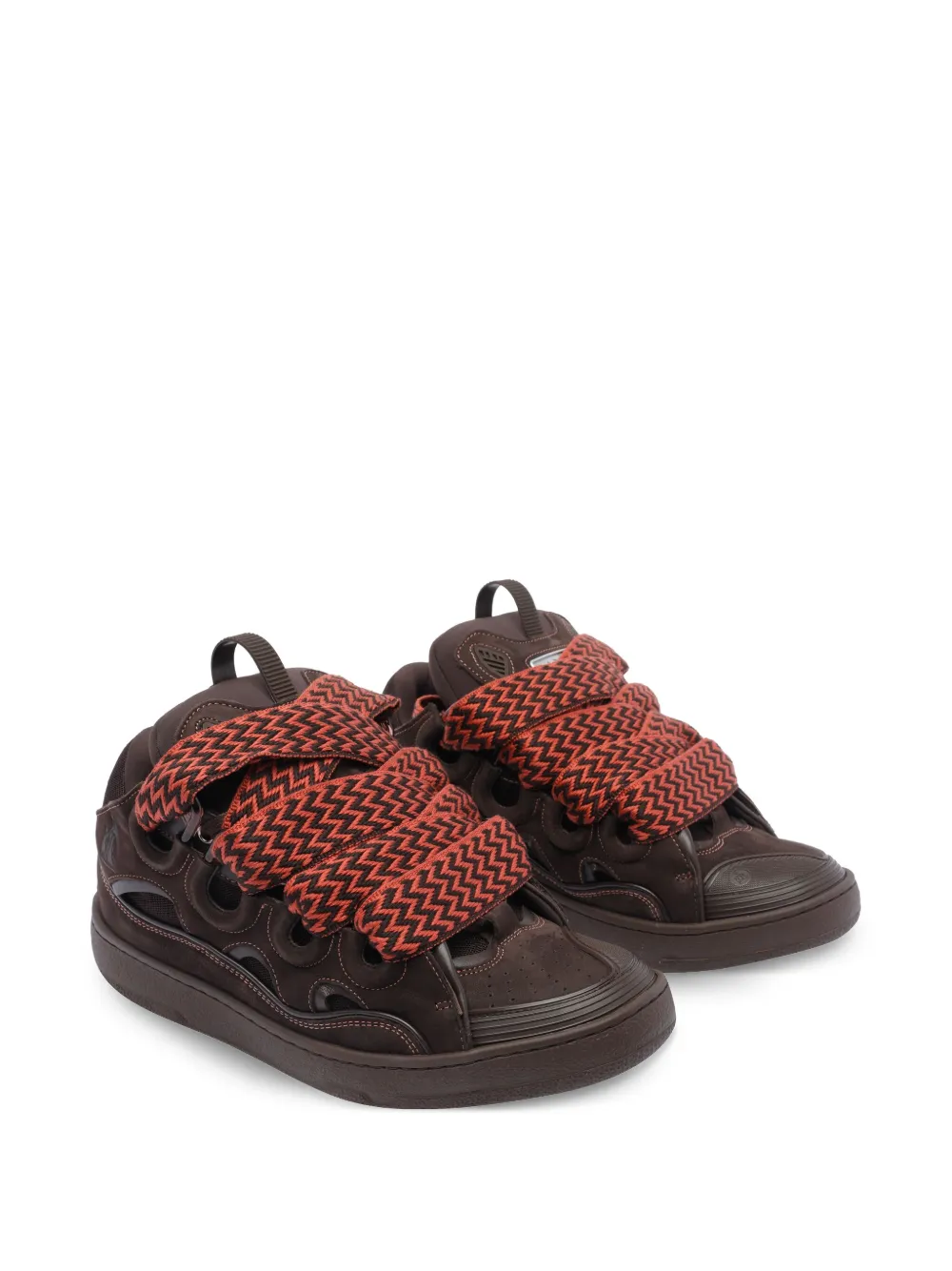 Lanvin Leren sneakers Bruin
