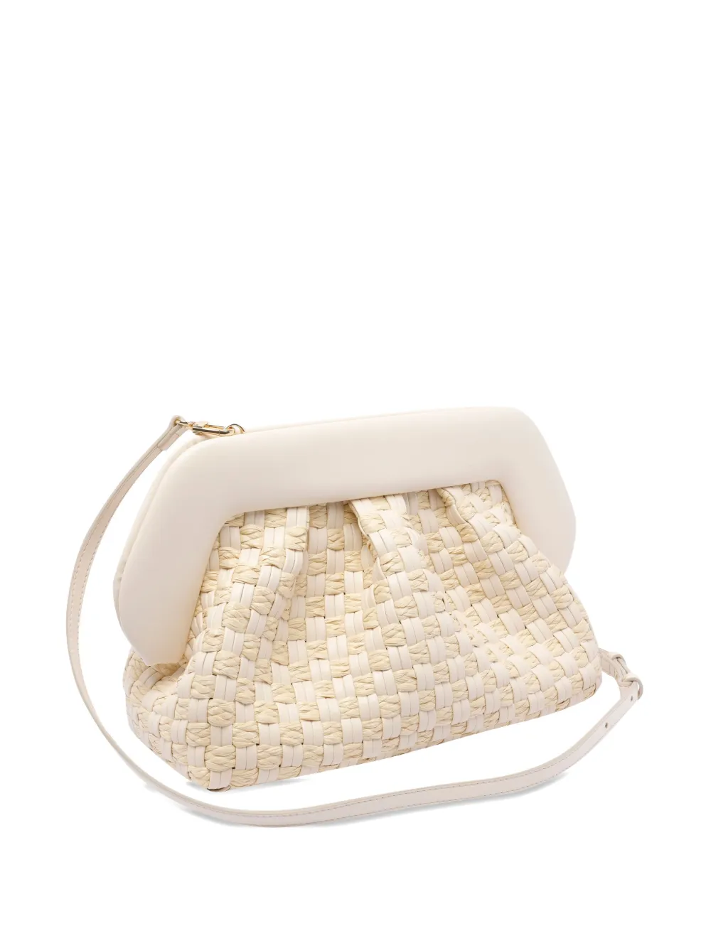 Themoirè Bios kleine handtas Beige