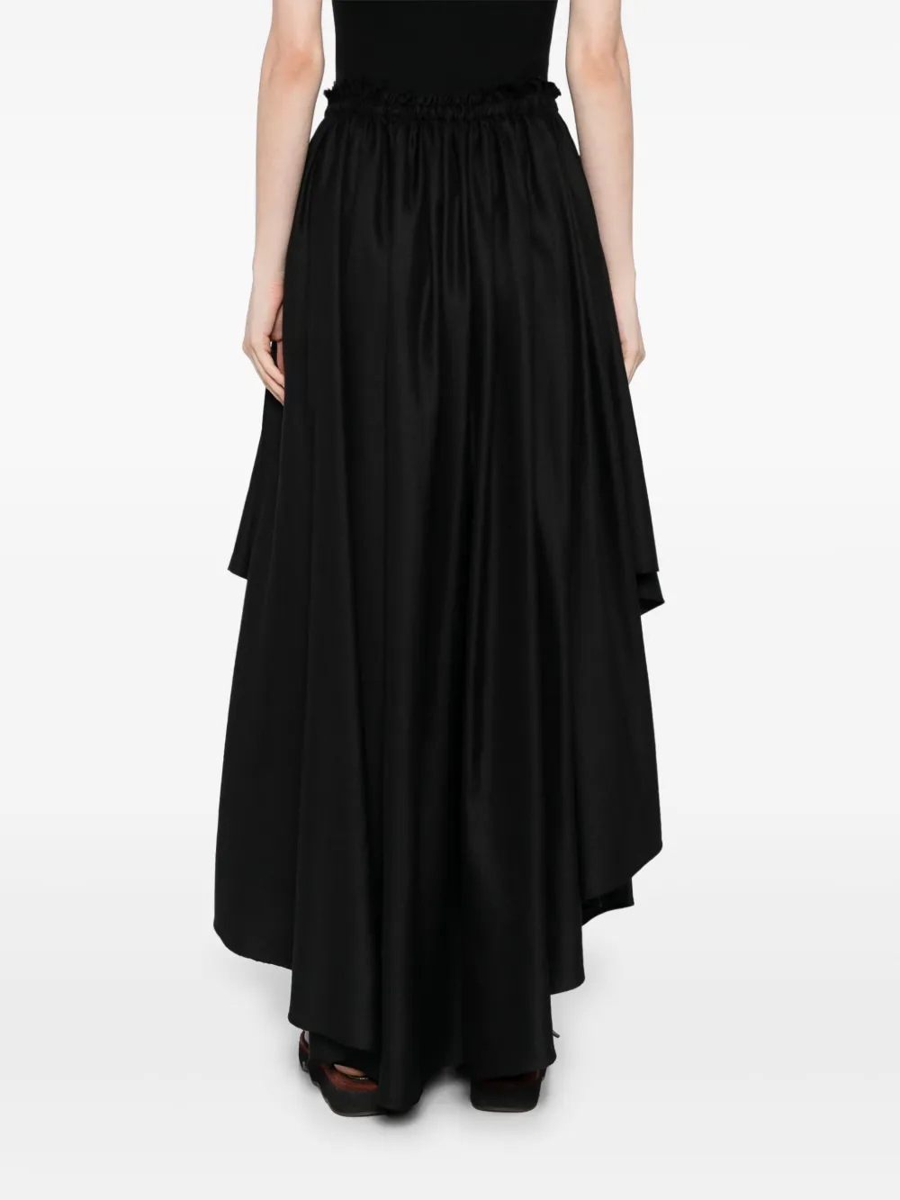 Gabriela Hearst Dea asymmetrische rok Zwart