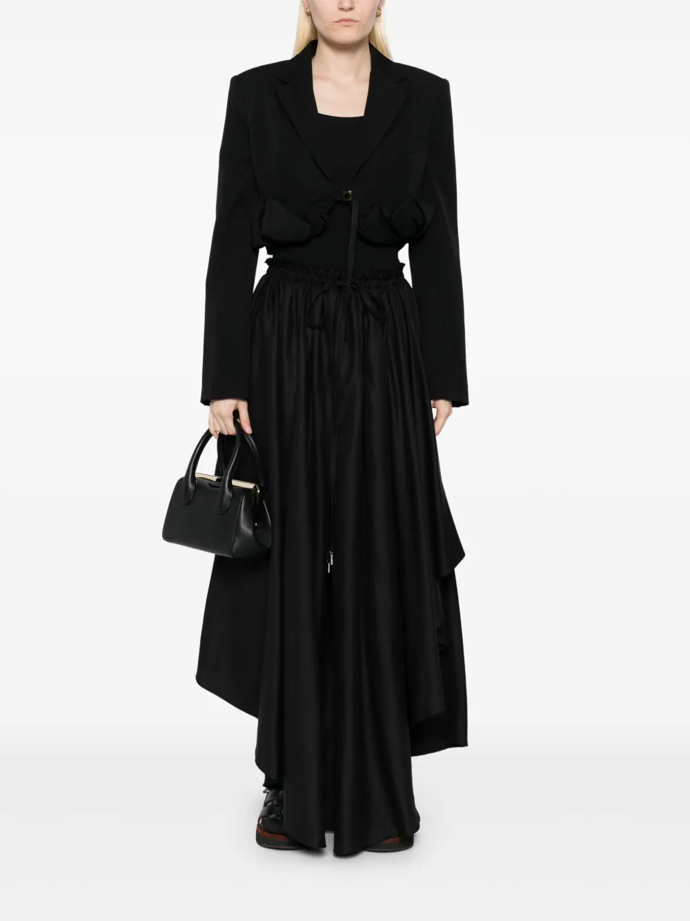 Gabriela Hearst Dea asymmetrische rok - Zwart