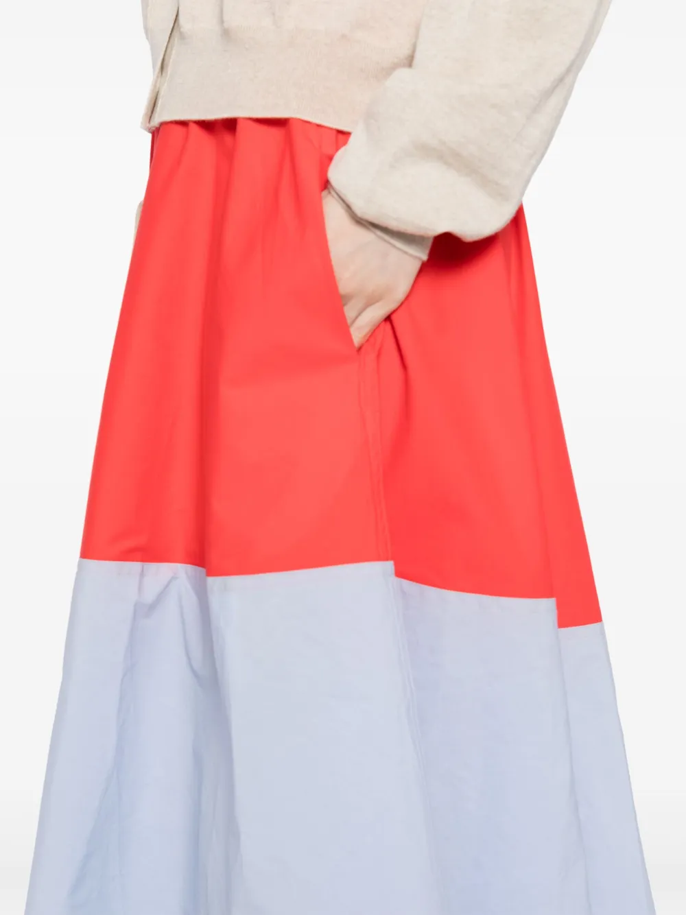 Sofie D'hoore Sacramento midi-rok Rood