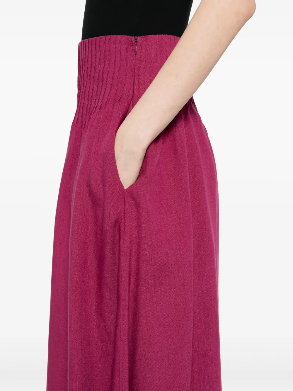 Shop Gabriela Hearst Penelope Midi Skirt