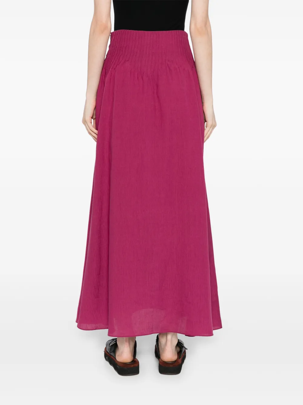 Shop Gabriela Hearst Penelope Midi Skirt