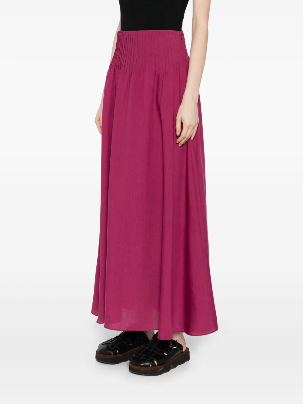 Shop Gabriela Hearst Penelope Midi Skirt