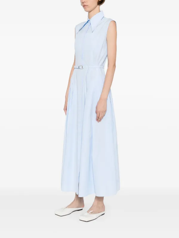 Gabriela Hearst Becca Maxi Dress - Blue