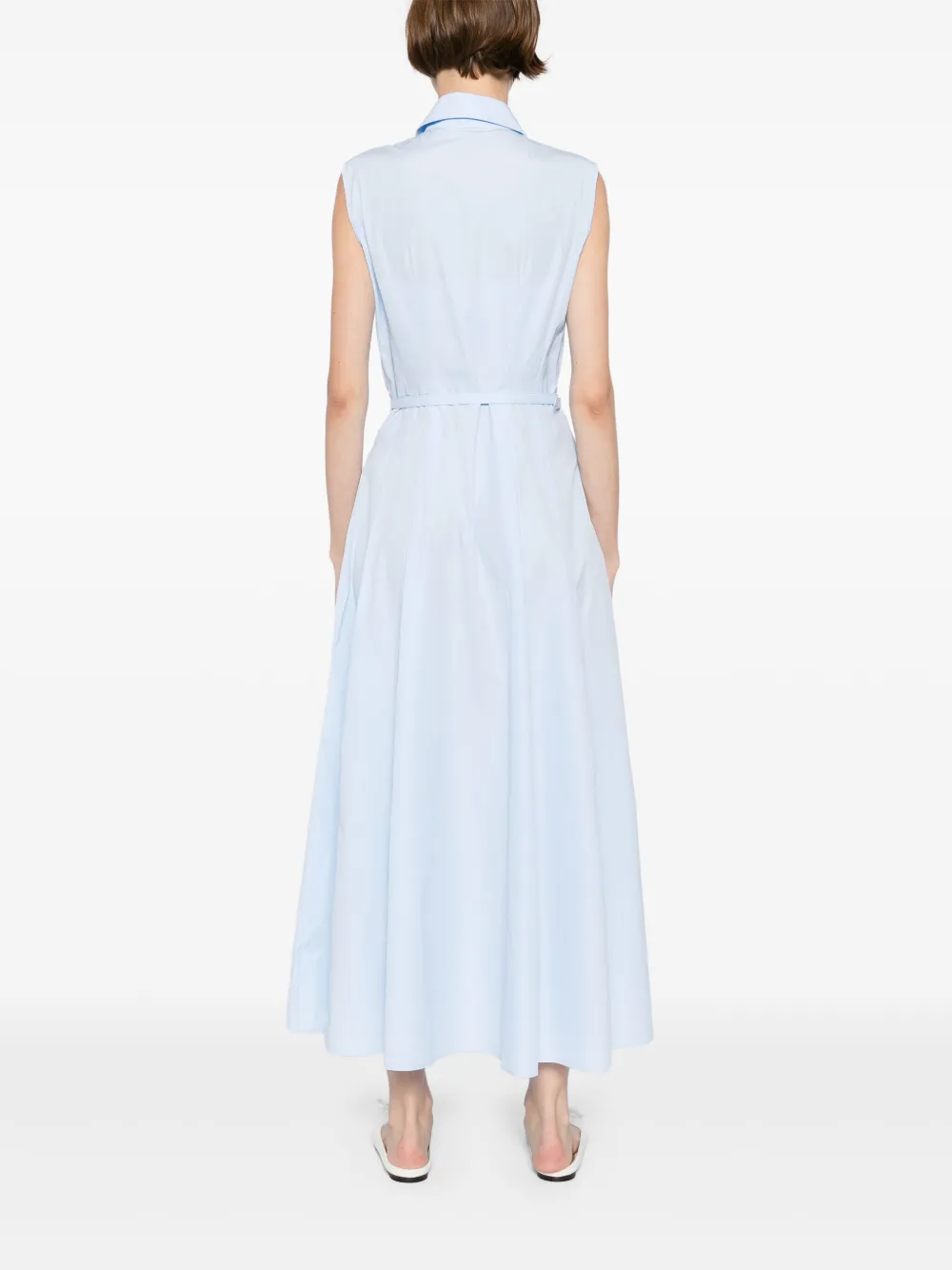 Gabriela Hearst Becca maxi-jurk Blauw