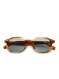Peter & May Walk Sky geometric-frame sunglasses - Brown