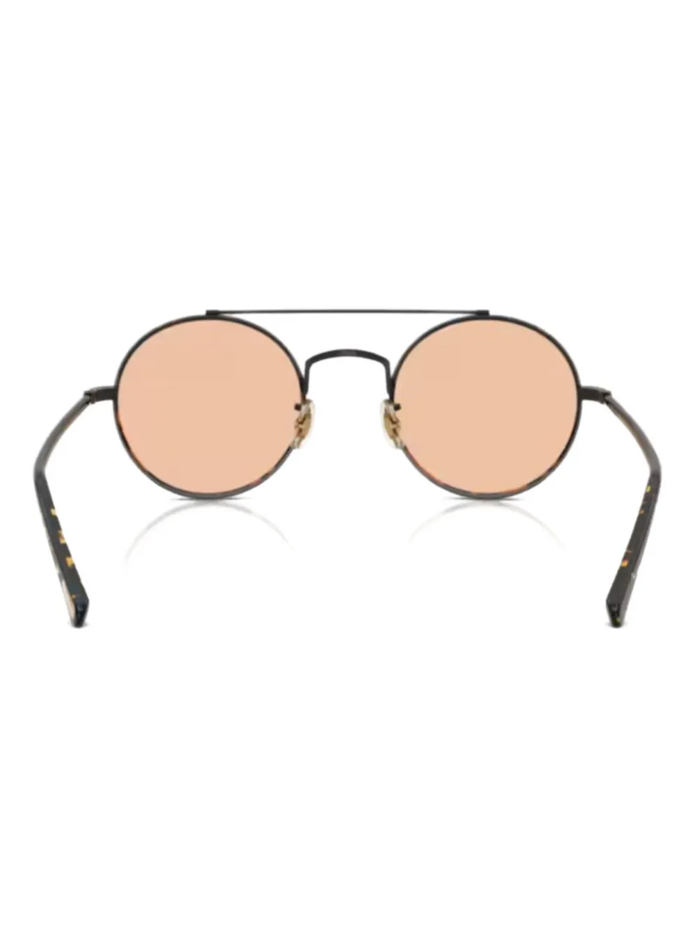 Oliver Peoples Etlin zonnebril met rond montuur Beige