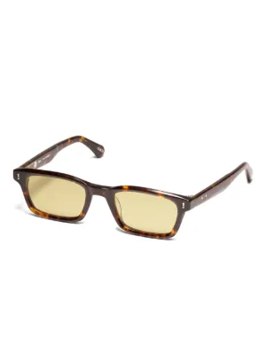 Peter And May S115 PAM rectangle-frame Sunglasses | Brown